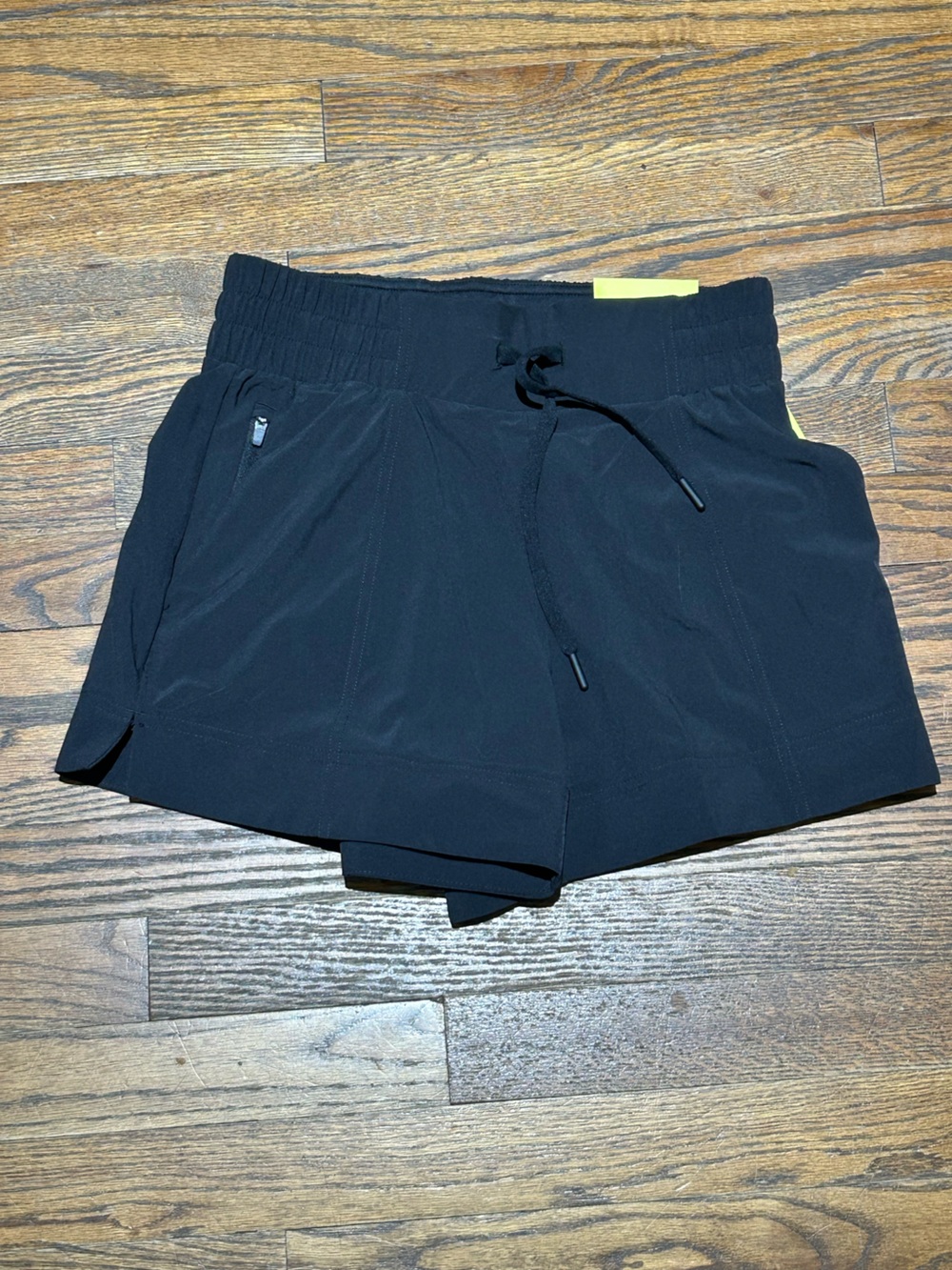 Black Athletic Shorts with Drawstring - Picture 8 of 8